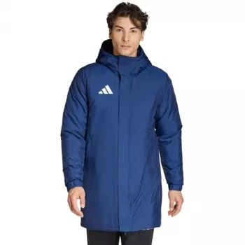 adidas Entrada 26 Stadium jacket heren navy gerecycled polyester full zip hooded L