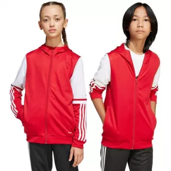 adidas Squadra 25 Hoody Kinderen Rood/Wit 140cm