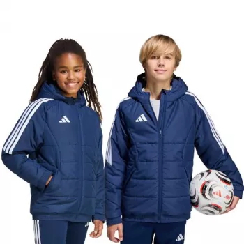 adidas Tiro 26 Winter Kinderjack Marineblauw Maat 140 cm