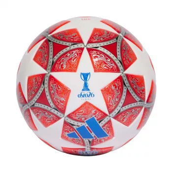 adidas Dames UCL 25/26 Final League Voetbal Maat 5 Wit Rood JW1326