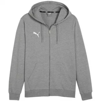 PUMA Team Goal Casuals Hooded Sweatshirt Medium Grey Heather Heren Maat S