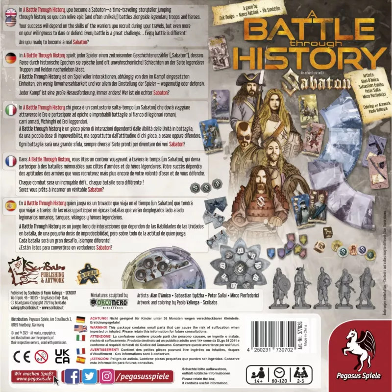 PEGASUS A Battle through History - Het Sabaton-bordspel