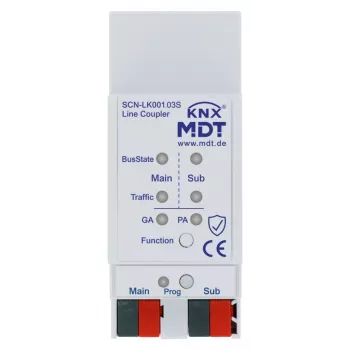 MDT SCN-LK001.03S KNX Lijn-/Gebiedskoppelaar met Data Secure en Proxy-functie