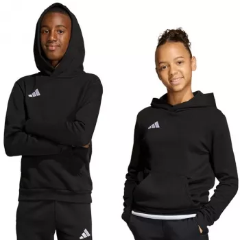 adidas Entrada 26 Hoody Kinderen Capuchontrui Zwart 140 cm