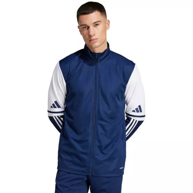 adidas Squadra 25 trainingsoberteil voor heren, langarmig, navyblauw/wit, maat L