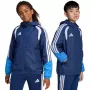 adidas Tiro 26 Competition allweatherjack kinderen Team Navy Blue/wit 164cm