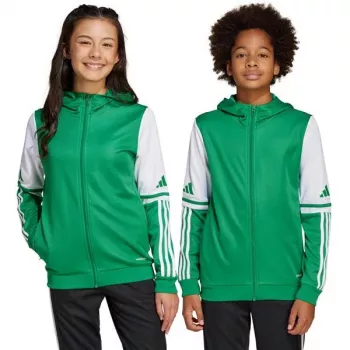 adidas Squadra 25 hoody kinderen groen/wit 152cm