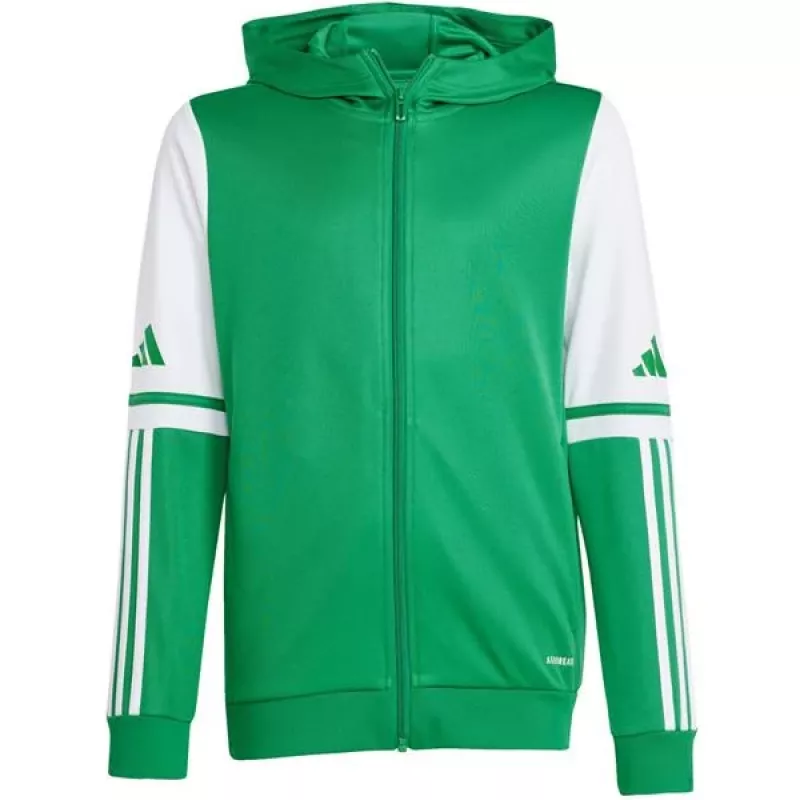 adidas Squadra 25 hoody kinderen groen/wit 152cm
