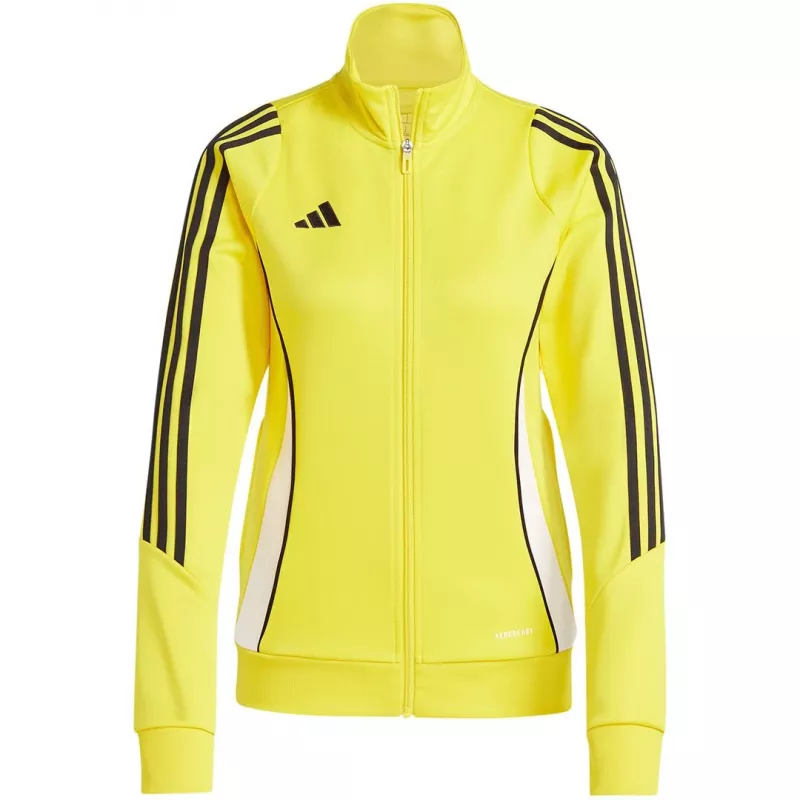 adidas Tiro 24 trainings-sweatshirt voor dames Semi Solar Yellow IR9498 S
