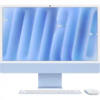Apple iMac 24 inch blauw M4 10-core CPU 1TB SSD nano-textureglas met Touch ID