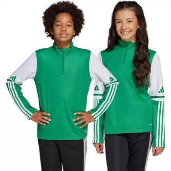 adidas Squadra 25 trainingsshirt junior Team Green/wit JP3160 128cm