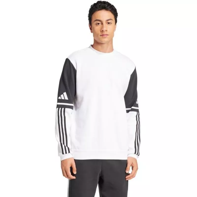 adidas Squadra 25 Sweat Crew heren sweatshirt wit/Core Black maat L