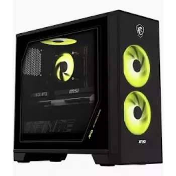 MSI Infinite S AI 2NVM5-006AT desktop-pc, Intel Core Ultra 5 225F, 16GB DDR5, 1TB SSD, GeForce RTX 5060 Ti, Windows 11 Home, zwart