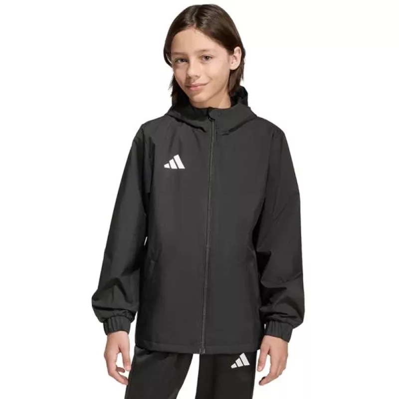 adidas Entrada 26 allweatherjas kinderen zwart JZ9104 128cm