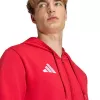 adidas Entrada 26 full-zip hoody heren Team Power Red/wit M