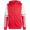 adidas Squadra 25 hoody kinderen rood/wit 116 cm