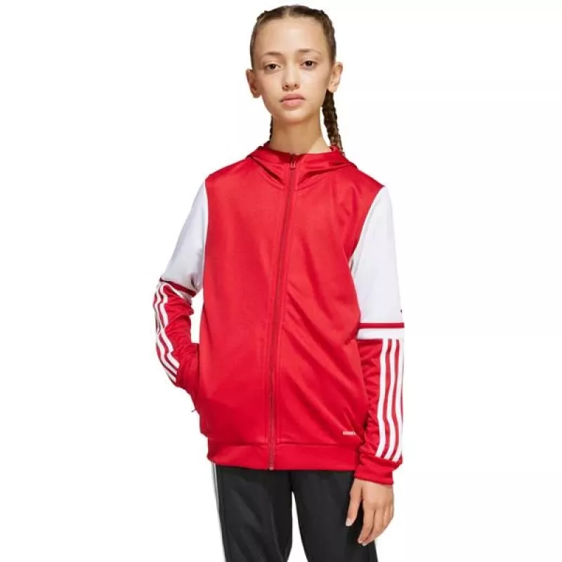 adidas Squadra 25 hoody kinderen rood/wit 116 cm