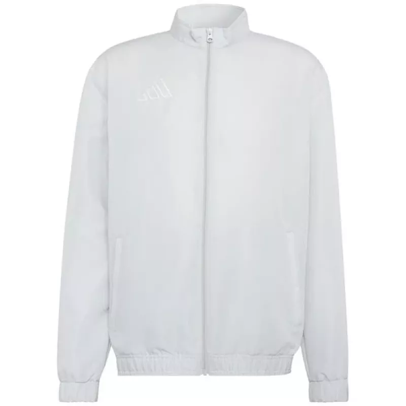 adidas Entrada 26 presentatieshirt voor heren met kwartrits, grijs, XL