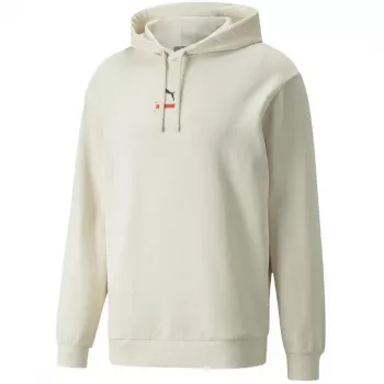 Puma heren Better Hoodie TR trui in Pebble Beige met capuchon met trekkoord en kangoeroezak