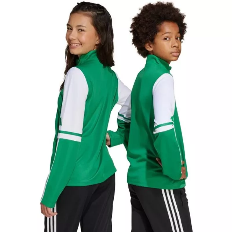 adidas Squadra 25 trainingsjack kinderen groen/wit 116 cm