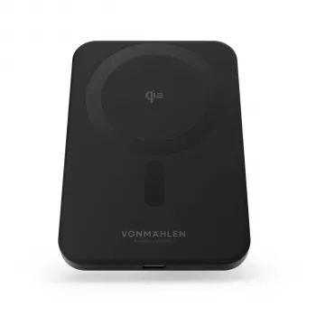 Vonmählen Evergreen Mag magnetische powerbank 5000 mAh zwart