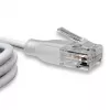 WANTEC eGlow UTP CAT6a patchkabel, 0,5 m, wit