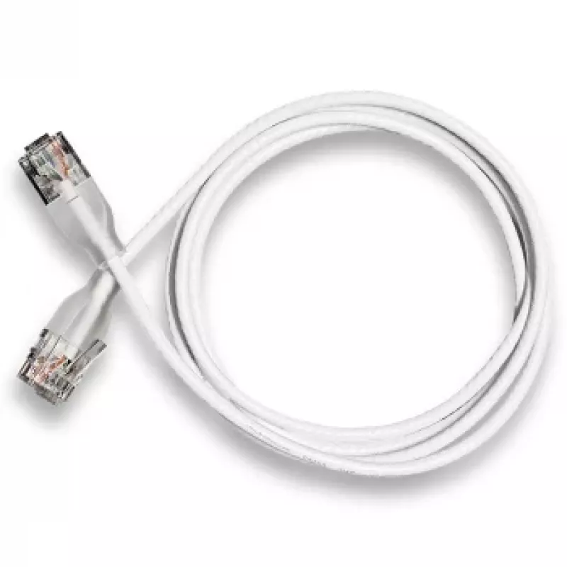 WANTEC eGlow UTP CAT6a patchkabel, 0,5 m, wit