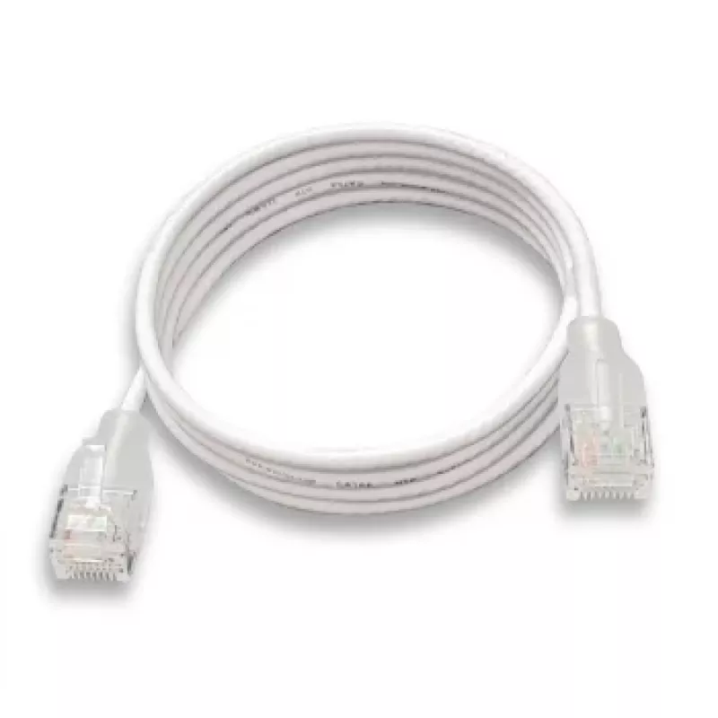 WANTEC eGlow UTP CAT6a patchkabel, 0,5 m, wit
