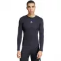 adidas Techfit langarmig trainingsshirt heren zwart S