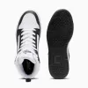 PUMA Rebound V6 Mid kindersneakers wit zwart 393831 01 maat 39