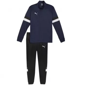 PUMA heren Team Rise trainingspak navy blue/zwart maat XL