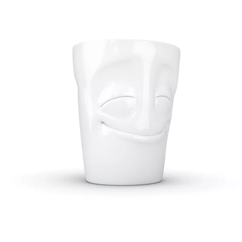 FIFTYEIGHT PRODUCTS T018301 Amused witte mok met oor 350 ml