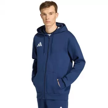 adidas heren Entrada 26 full-zip hoodie Team Navy Blue maat L