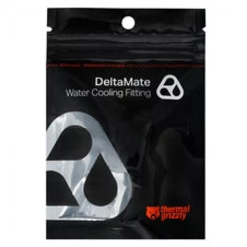 Thermal Grizzly DeltaMate Quick Disconnect Male – F, mat nikkel