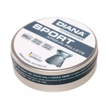 DIANA Sport 4,5 mm diabolo's, 500 stuks