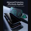 ESR UltraFit Armorite Privacy gehard glas displayscherm 2-pack voor iPhone 18 Pro Max