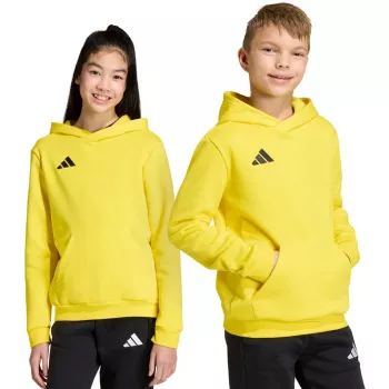 adidas Entrada 26 hoody kinderen geel 140cm