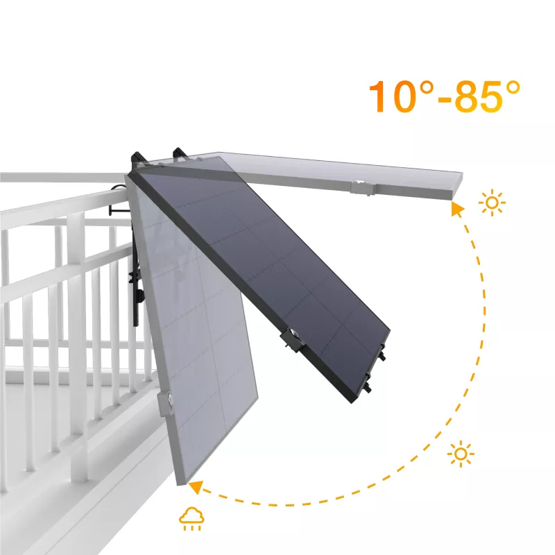 EcoFlow enkelassige zonnetracker