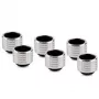 Thermal Grizzly DeltaMate slangkoppeling, messing - glansnikkel, HT16, 6-pack