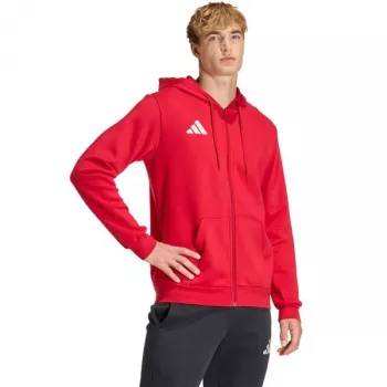 adidas Entrada 26 full-zip hoodie heren rood L