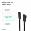 ShiverPeaks USB-C-verlengkabel USB-C/C 3.2 PD 90° - kabel - digitaal/data