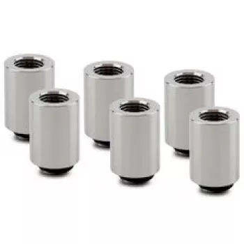 Thermal Grizzly DeltaMate Extender fitting MF28 - glanzend nikkel, 6-pack