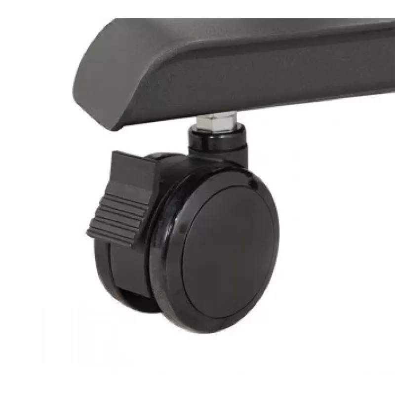 B-TECH AV SYSTEM X - universele low-profile flatscreen-rolwagen (VESA 600 x 400) - 0,75 m, Ø50 mm zuilen