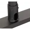 B-TECH AV SYSTEM X - universele low-profile flatscreen-rolwagen (VESA 600 x 400) - 0,75 m, Ø50 mm zuilen