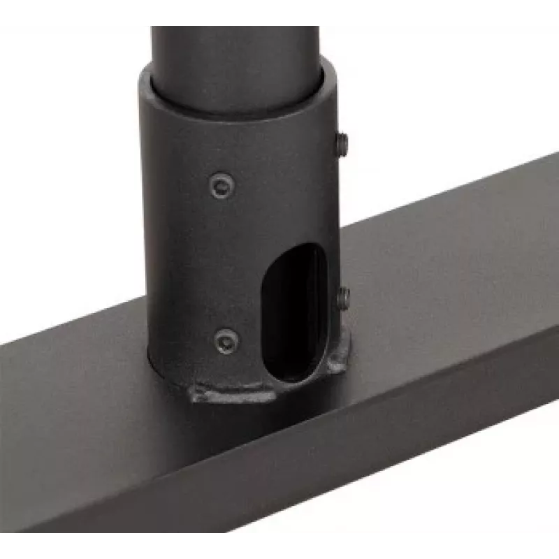 B-TECH AV SYSTEM X - universele low-profile flatscreen-rolwagen (VESA 600 x 400) - 0,75 m, Ø50 mm zuilen