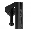 B-TECH AV SYSTEM X - universele low-profile flatscreen-rolwagen (VESA 600 x 400) - 0,75 m, Ø50 mm zuilen