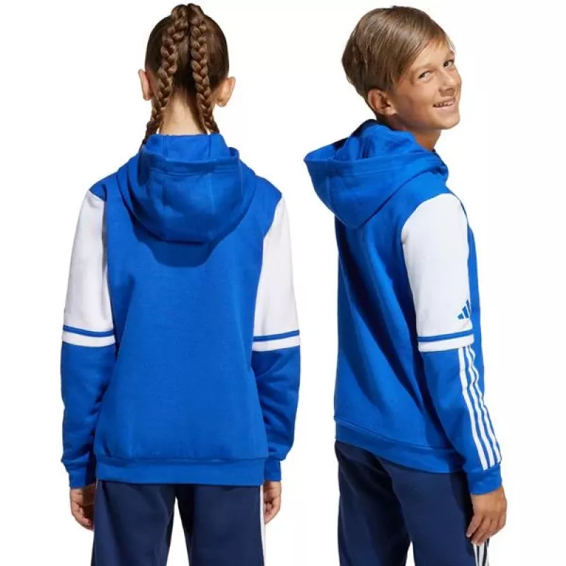 adidas Squadra 25 sweat-hoodie voor kinderen Team Royal Blue/wit 152cm