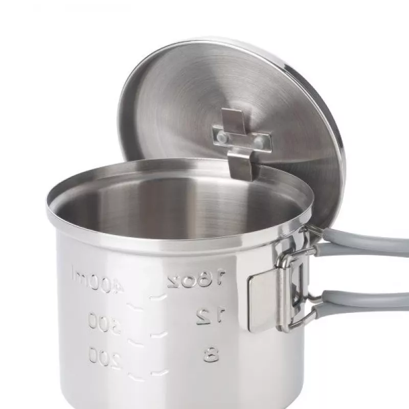 ESBIT PT625ST camping-kookgerei pan 0,625 L roestvrij staal