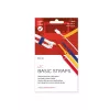 LABEL THE CABLE LTC BASIC STRAPS klittenband-kabelbinders, 17 cm, 10-pack, meerkleurig (blauw, geel, rood)