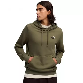 Puma ESS 2 Color Small No.1 Logo Hoodie olijfgroen heren maat L